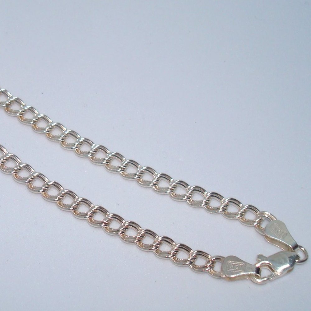 8" Sterling Silver Curb Bracelet